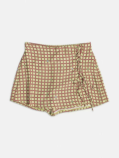 Short Saia Xadrez Compose i Am Authoria - comprar online