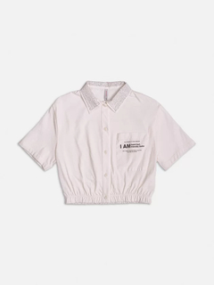 Camisa Cropped Off White I Am Authoria - comprar online