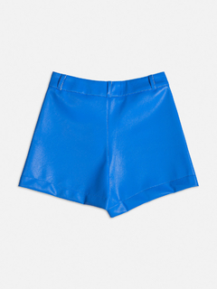 Short Couro Azul I Am Authoria na internet