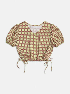 Camisa Cropped Xadrez Compose i Am Authoria - comprar online