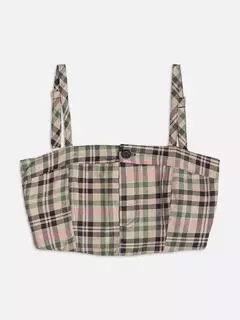 Cropped Xadrez Com Alças I Am Authoria - comprar online