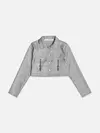 JAQUETA XADREZ COM BOLSOS CINZA NEW GRAY - comprar online