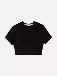 CROPPED COM STRASS PRETO na internet