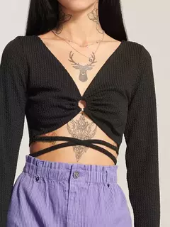 Cropped Canelado Authotria - comprar online