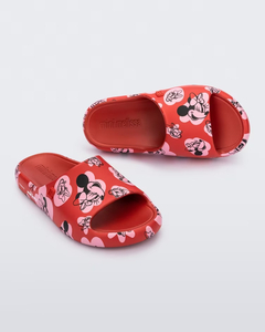 Chinelo Free Print Slide Mickey and Friends Mini Melissa - loja online