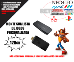 CARTÃO DE MEMÓRIA COM JOGOS RETRO PARA GAME STICK 4K - 10 MIL JOGOS (GAME STICK 4K)