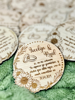 Recuerdos Matrimonio Grabado Personalizado