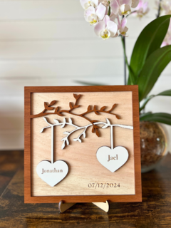 Letrero Corazones Personalizado - comprar online