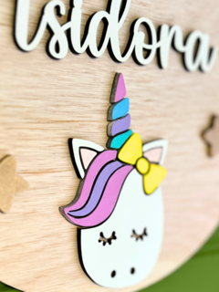 Letrero con Nombre Unicornio en internet