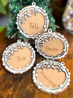 Esferas Navidad Personalizadas (doble) - comprar online