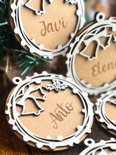 Esferas Navidad Personalizadas (doble) - comprar online