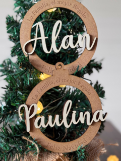 Esferas Navidad Personalizadas (simples relieve) - Surarte