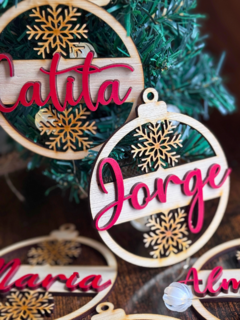 Esferas Navidad Personalizadas (simples relieve color) en internet