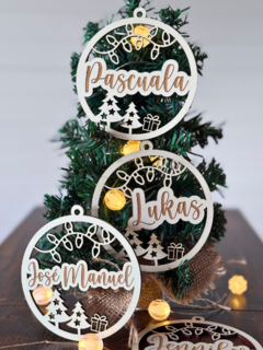 Esferas Navidad Personalizadas (simples)