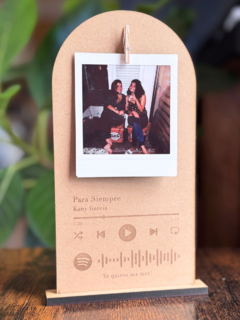 Cuadro con Spotify (foto estilo Polaroid) - Surarte