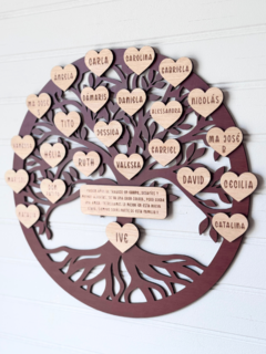 Decoración Árbol con Corazones en internet