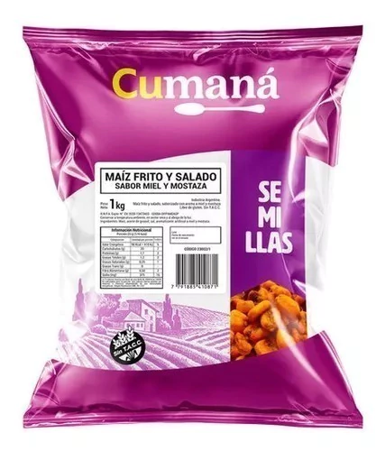 Maíz Frito Salado Cumana x 1 kg Pack x 3 unidades - comprar online