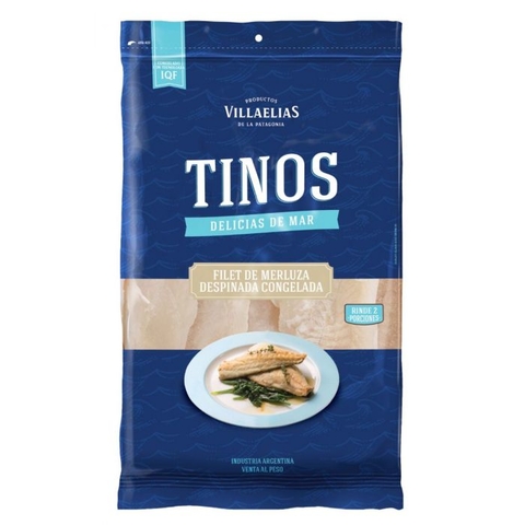 Filete de Merluza Tinos x 400grs