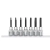 Jogo De Soquete Torx Longo Encaixe De 1/2 Com 7 Pecas T20 A T55 - R62458007 - Gedore Red