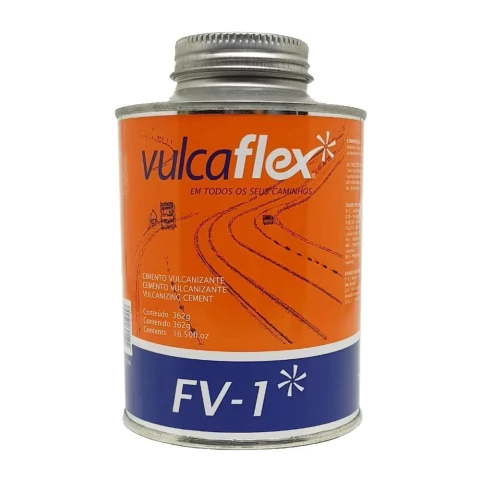 Cola Cimento Vulcanizante A Frio Fv-1 - Lata 362Gr - Vulcaflex