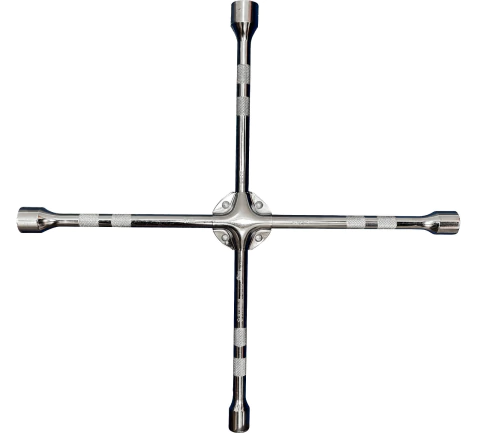 Chave De Roda Cruz 4 Bocas Profissional Gigante C/ Reforço - St10365-50Cm - Steels Prolube - comprar online