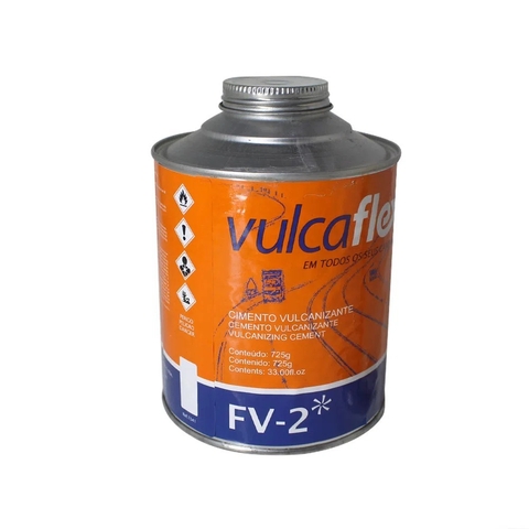 Cola Cimento Vulcanizante A Frio Fv-2 Lata 725Gr - Vulcaflex