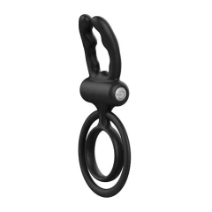 00020 | Anel peniano com argola para testículo com vibração feito em silicone cirúrgico e ABS - YOUVIBE - comprar online