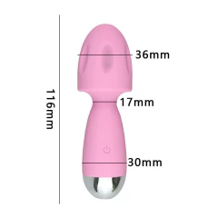 00114 | Mini Varinha Mágica em formato de cogumelo com 10 modos de vibração - YOUVIBE - comprar online