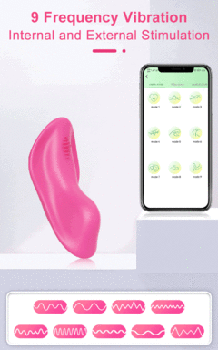 00536 | Estimulador de clitóris com formato ergonomico que se adapta a uma calcinha, possui 10 modos intensos de vibração - YOUVIBE na internet