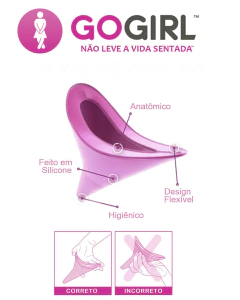 00554 | Permite às mulheres a cômoda possibilidade de ficar em pé enquanto fazem xixi - VIPMIX - E-VARIEDADES