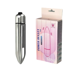 00702 | Power Bullet Plus, liga e desliga, com design único, sua característica alongada faz com que a vibração transmitida seja apreciada de forma delicada - YOUVIBE - loja online