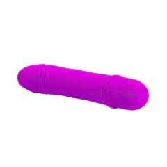 00741 | Vibrador feito de silicone, material macio com toque aveludado - PRETTY LOVE - comprar online