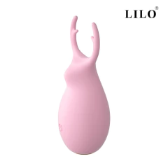 00782 | Mini vibrador, em formato de veado. Com 10 modos de vibração - LILO - E-VARIEDADES