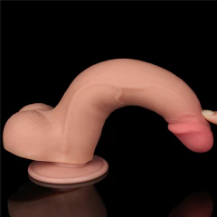 01011 | Pênis Realístico 20x4 cm - Sliding Skin Dual Layer Dong Flesh - LOVETOY na internet