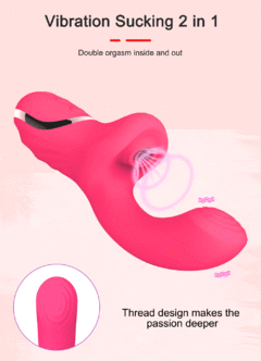 01336 | Vibrador Ponto G e estimulador clitoriano, 10 modos de pulsação e 10 modos de vibração - YOUVIBE