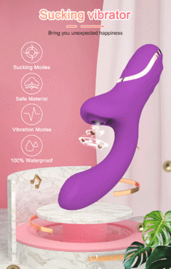 01336 | Vibrador Ponto G e estimulador clitoriano, 10 modos de pulsação e 10 modos de vibração - YOUVIBE - loja online