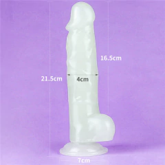 101369 | Pênis Fosforescente 21,5 cm. Lumino Play Dildo - LOVETOY na internet