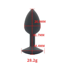 01663 | Plug Anal em Silicone - Tamanho P - VIPMIX - comprar online