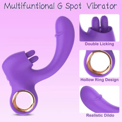 02099 | Vibrador Ponto G com estimulador de Clitóris,10 modos de vibração - YOUVIBE - E-VARIEDADES