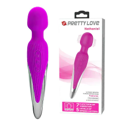 02136 | Massageador íntimo recarregável com 10 modos de vibração - PRETTY LOVE