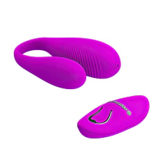 02160 | Vibrador de Luxo para Casais com 12 modos de vibração e com controle remoto - PRETTY LOVE - comprar online