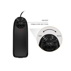 Imagem do 02293 | Prótese realística possui cápsula vibratória interna com controle multivelocidades, glande em design confortável e anatômico, imita pele - BAILE
