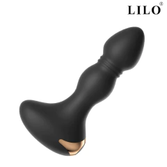 101982 | Plug anal, com 10 modos de vibração,possui controle remote com APP, pelo smartphone - LILO