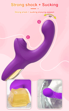 Imagem do 02341 | Vibrador ponto G com 10 modos vai e vem na ponta e 10 modos de pulsação no estimulador - YOUVIBE