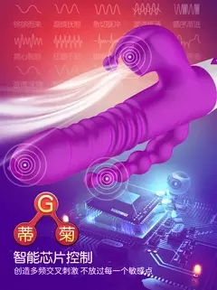 02436 | Vibrador Triplo Vai e Vem - VIPMIX - comprar online
