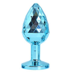 102164 | Plug Anal de Luxo com Pedra Acrílico usando nova tecnologia - superfície tipo diamante - VIPMIX - loja online