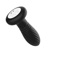 02549 | Plug Anal em Silicone com LED,com 10 Modos de Vibração e movimetos de vai e vem,e Controle Remoto sem Fio - VIPMIX na internet