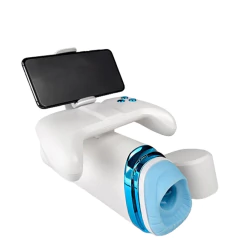 201335 | Masturbador Recarregável com Movimentos Vai e Vem e Suporte para Celular – M-100 PRO – MC-155 - loja online