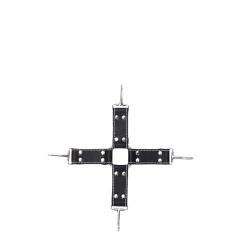 201360 | Kit Bondage com 7 Peças em Couro Sintético Preto – BONDAGE KITS – P779-ZTH