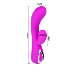 300699 | Vibrador Recarregável Honey em Puro Silicone - Pretty Love na internet